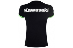 KAWASAKI triko TEAM GREEN dámské black/white/green 