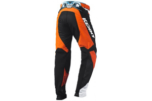 KENNY kalhoty TITANIUM 15 blk/neon orange/cyan