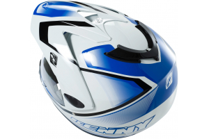 KENNY přilba EXTREME 16 graphic white/blue