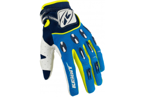 KENNY rukavice TITANIUM 16 blue/neon yellow