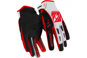 KENNY rukavice TRACK 16 white/black/red