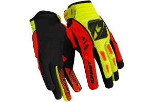 KENNY rukavice TRACK 16 neon orange/neon yellow