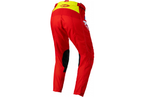 KENNY nohavice TRACK FOCUS 23 detské neon yellow/red