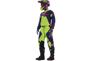 KENNY dres TRACK 17 navy/lime/neon pink