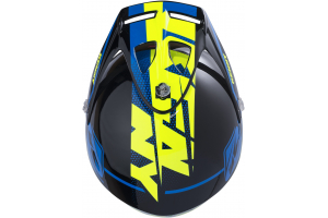 KENNY prilba TRIAL UP Graphic 18 blue / neon yellow