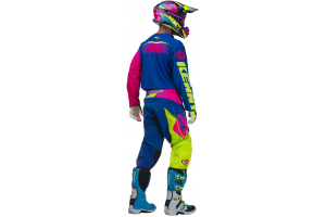KENNY nohavice TRACK 18 lime / pink