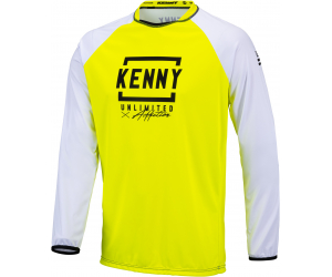 KENNY cyklo dres Defiant 21 white / neon yellow