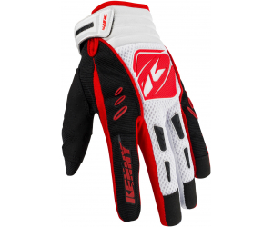 KENNY rukavice TRACK 16 white/black/red