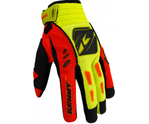 KENNY rukavice TRACK 16 neon orange / neon yellow