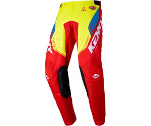 KENNY nohavice TRACK FOCUS 23 detské neon yellow/red