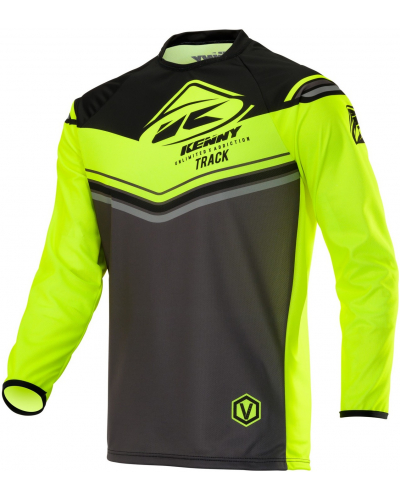 KENNY dres TRACK Victory 20 charcoal/neon yellow