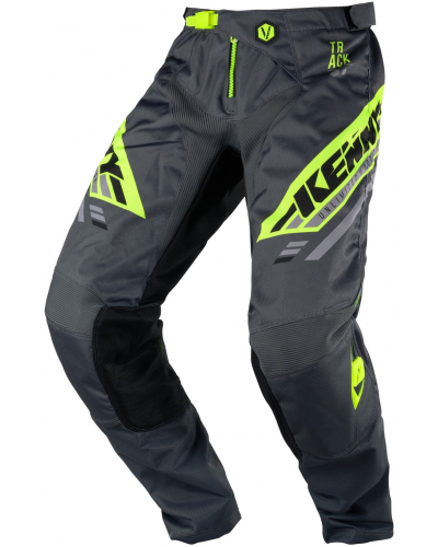 KENNY nohavice TRACK Victory 20 charcoal / neon yellow