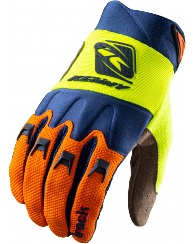 KENNY rukavice TRACK 21 orange/navy/neon yellow