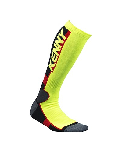 KENNY ponožky MX TECH 15 neon yellow
