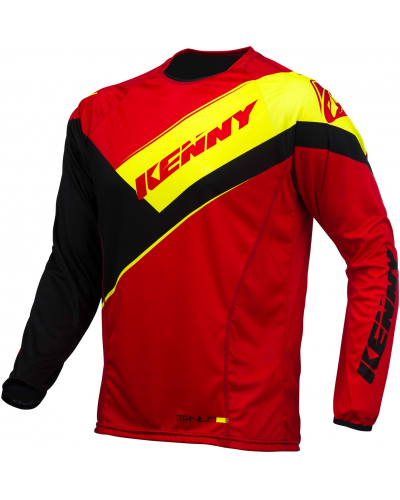 KENNY dres TITANIUM 16 red/black/neon yellow