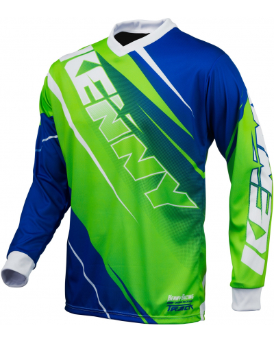 KENNY dres TRACK 16 neon green/blue