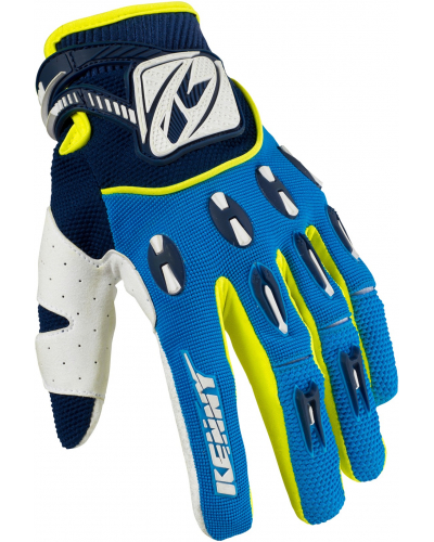 KENNY rukavice TITANIUM 16 blue/neon yellow