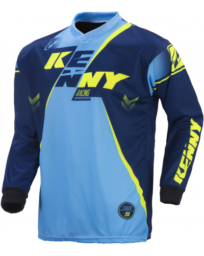 KENNY dres TRACK 17 navy/cyan/neon yellow