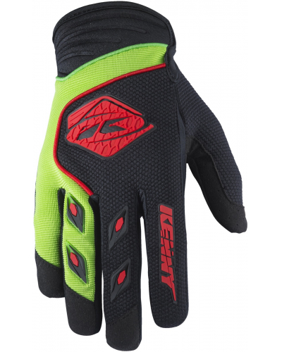KENNY rukavice TRACK 17 black/green/red