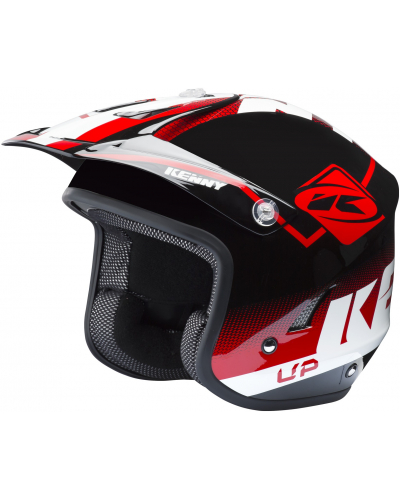 KENNY prilba TRIAL UP 18 Graphic red / black / white
