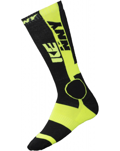 KENNY ponožky MX TECH 18 black/neon yellow