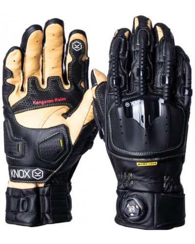 KNOX rukavice HANDROID POD black/beige