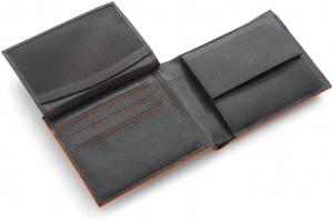 KTM peňaženka PURE Leather black / orange