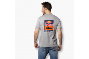 KTM tričko BACKPRINT Redbull grey