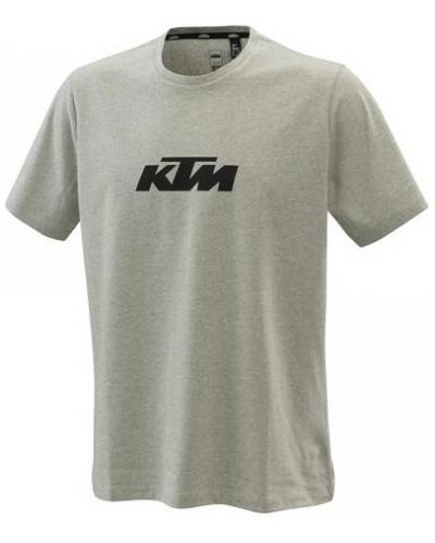 KTM triko PURE Logo grey melange
