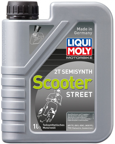 LIQUI MOLY motorový olej MOTORBIKE 2T Semisynth Scooter 1l