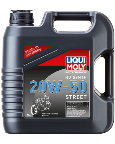 LIQUI MOLY motorový olej MOTORBIKE HD Synth 20W-50 Street 4l
