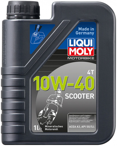 LIQUI MOLY motorový olej SCOOTER 4T 10W-40 1l