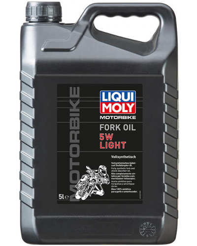 LIQUI MOLY olej do tlmičov MOTORBIKE 5W light 5l