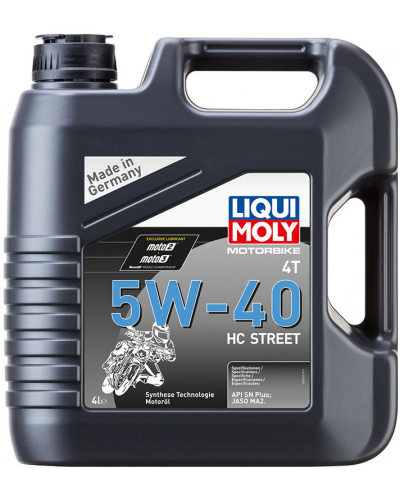 LIQUI MOLY motorový olej MOTORBIKE 4T 5W-40 HC Street 4l