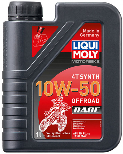 LIQUI MOLY motorový olej MOTORBIKE 4T Synth 10W-50 Offroad Race 1l
