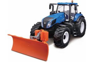 MAISTO maisto RC - New Holland Traktor s radlicou so svetlami 2,4 GHz