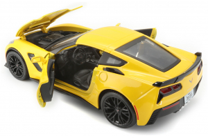 MAISTO 2015 Corvette Z06 žlutá 1:24
