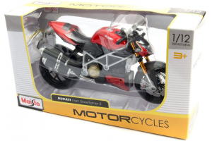 MAISTO model motorky DUCATI MOD STREETFIGHTER S 2010 1:12