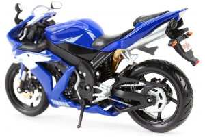 MAISTO model motorky YAMAHA YZF-R1 2004 Stand 1:12 blue