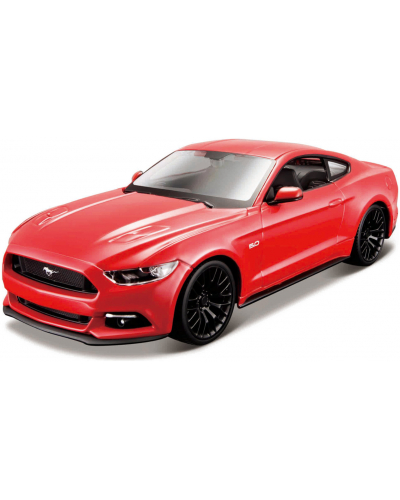 MAISTO 2015 Ford Mustang GT červená assembly line 1:24