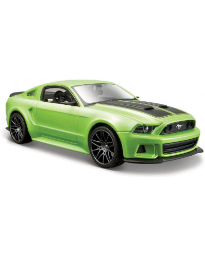 MAISTO 2014 Ford Mustang Street Racer matná zelená 1:24