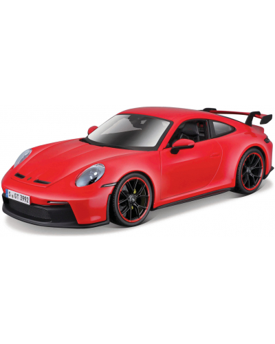 MAISTO model auta PORSCHE 911 GT3 2022 1:18 red