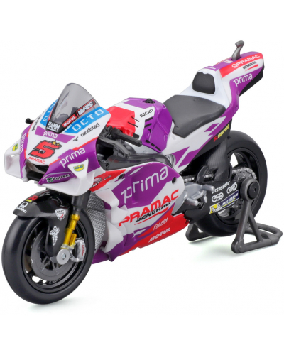 MAISTO motocykl Ducati Pramac racing 2022 ((#89 Johann Zarco) 1:18
