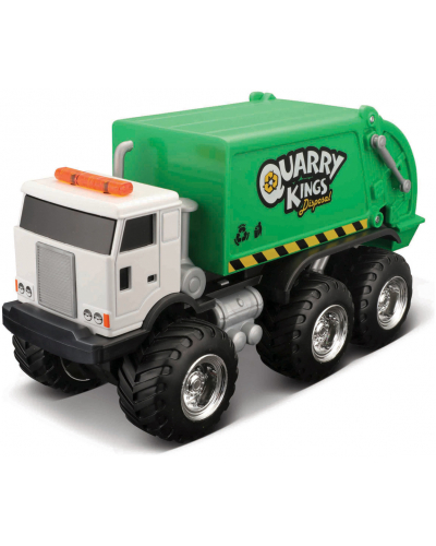 MAISTO builder Zone Quarry monsters úžitkové vozidlá smetiarske vozidlo