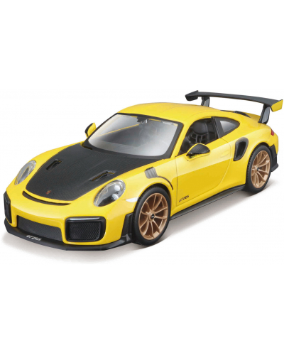 MAISTO porsche 911 GT2 RS žlutá assembly line 1:24