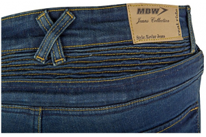 MBW kalhoty KEVLAR JEANS JOE blue