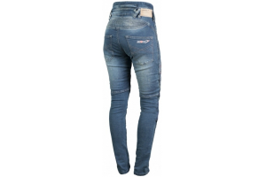 MBW nohavice jeans PIPPA KEVLAR JEANS dámske blue