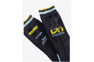 MEATFLY ponožky DAKAR blue/yellow