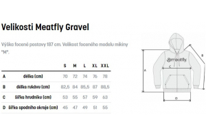MEATFLY mikina GRAVEL Technical heather black/black