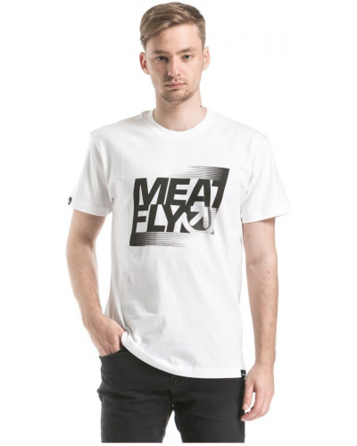 MEATFLY tričko FLUX white